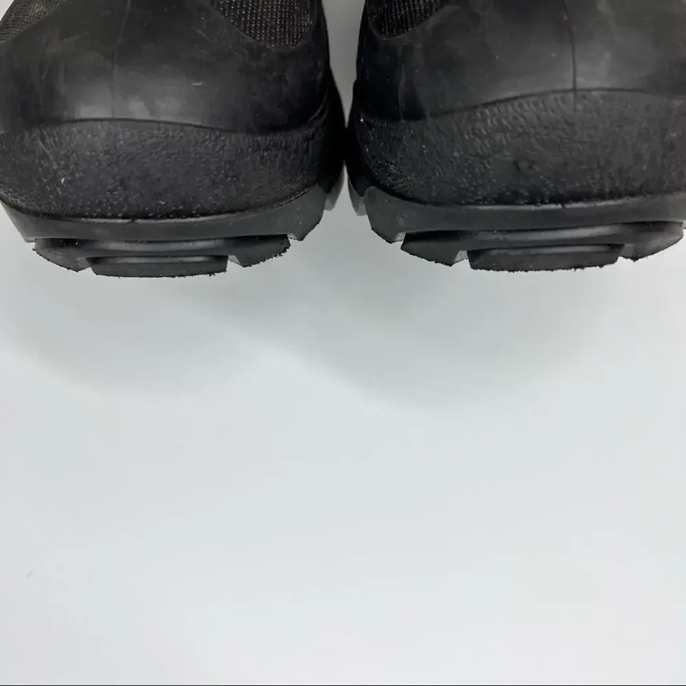 KAMIK snow boots women's 6 black white swirl insulated waterproof winter ankle